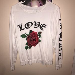 A white long sleeve shirt!